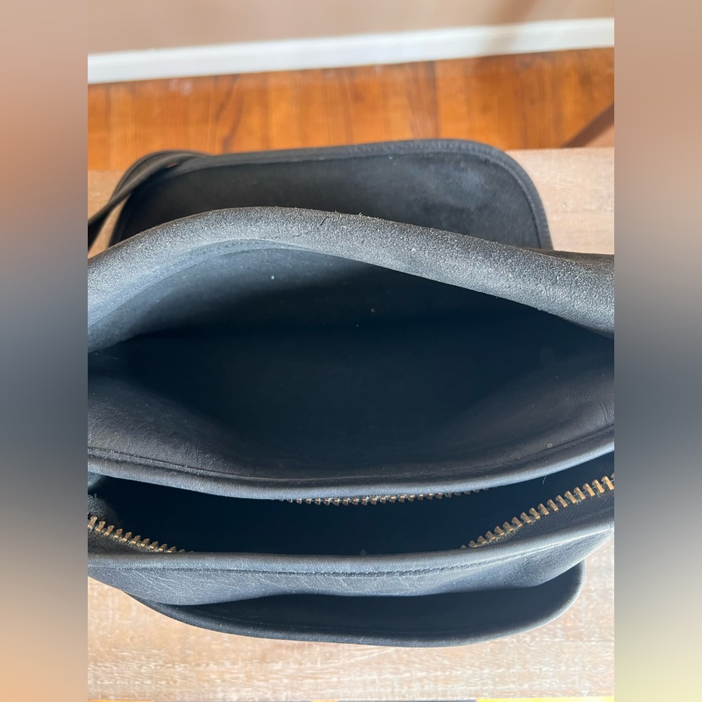 Vintage Coach Patricia Legacy Bag Style 9951 in black glove tanned leather - Picture 11 of 16